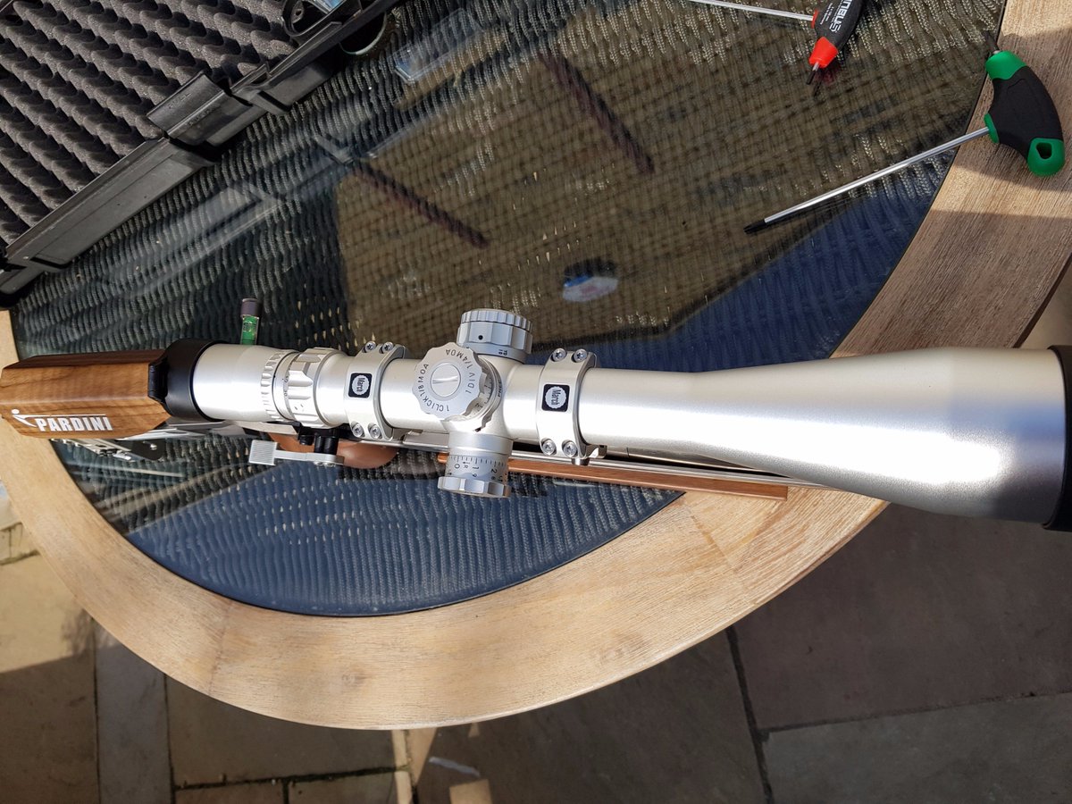 pimpmyairgun's tweet photo. A Jon Harris (UK) power conversion #Pardini #PardiniGPR1 #AirRifle #FieldTarget #DeonMarch #MarchOptics #MarchScopesEurope #Titanium 😘😍😁👍 https://t.co/0pqcDk9AA7