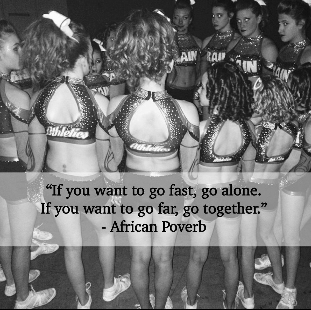 "If you want to go fast, go alone. If you want to go far, go together." - African Proverb https://t.co/GhTICoE3Ew