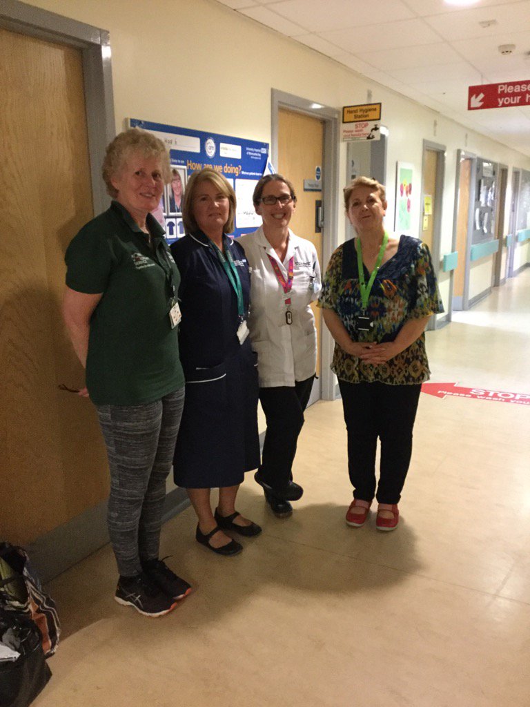 My first time on Ward 6 today delivering Chair Based Exercise to Stroke patients thanks Karen and RVS to encourage me
