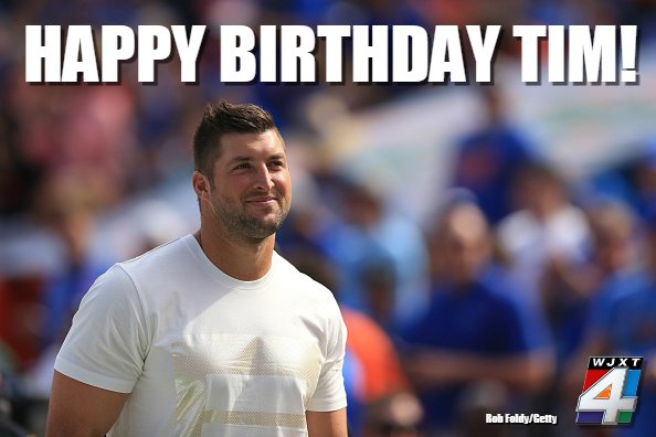 Happy birthday, Tim Tebow! The Gators great turns 30 today --  