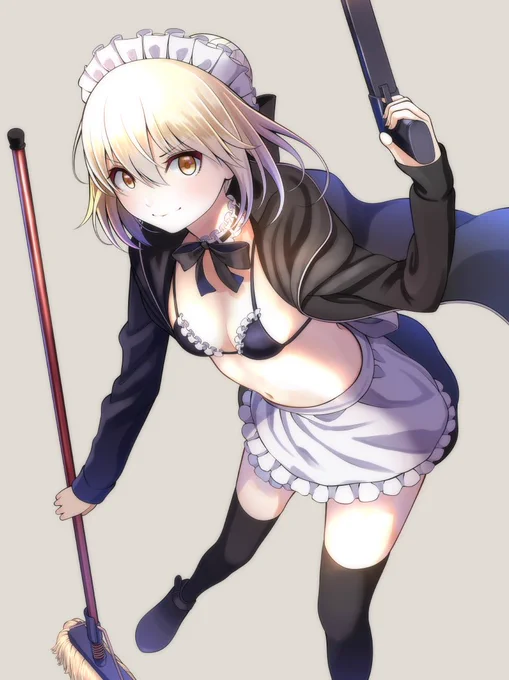 水着アルトリアオルタが欲しいのでガチャ祈願に描きました
#FateGO #FGO 