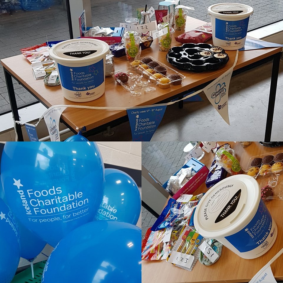 .@FoodWarehouse are having a bake sale today to raise funds for #IcelandFoodsCharitableFoundation 
🍩🍪🍰#BakeSale #BradleyStoke