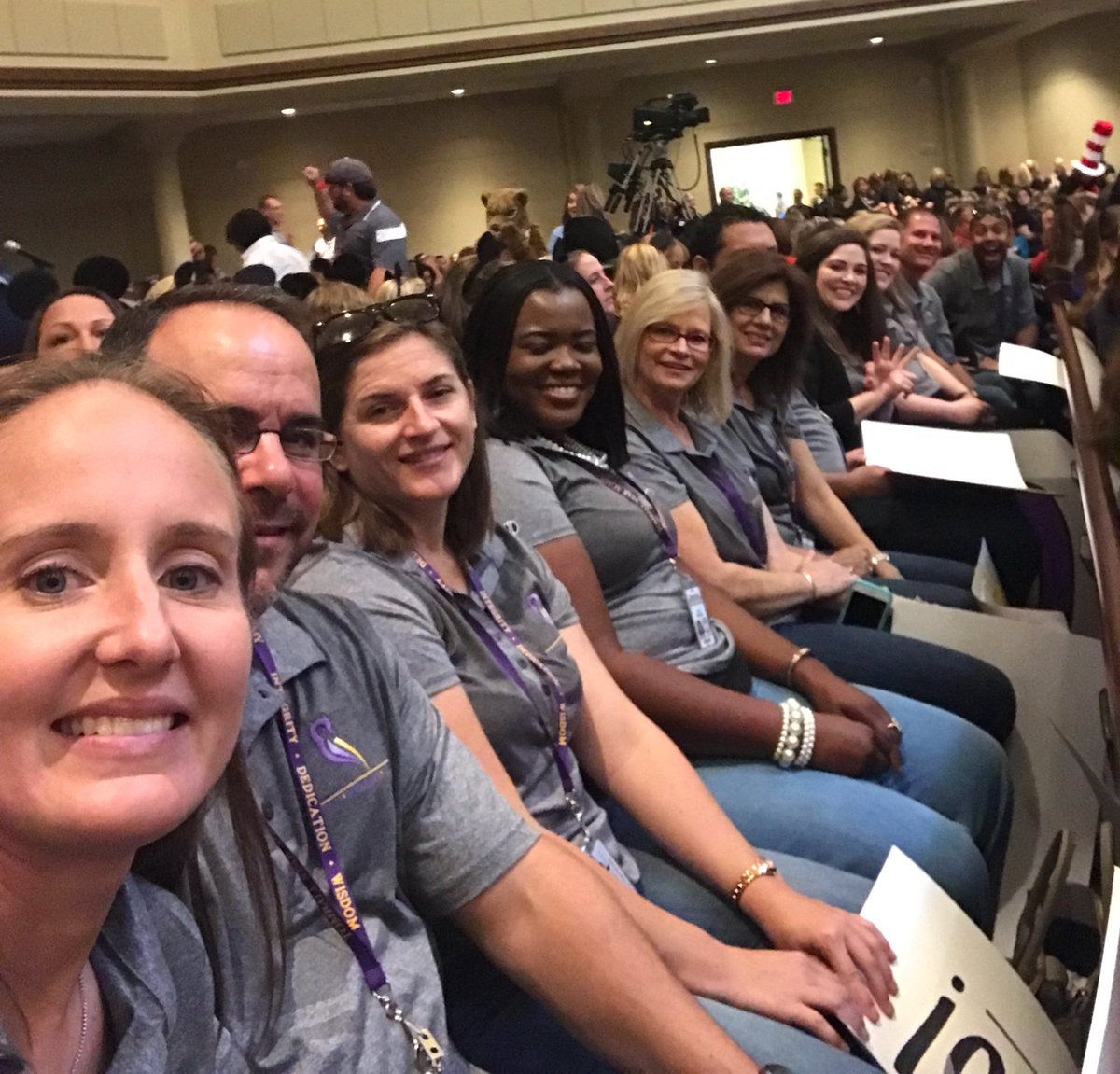 TISDTSA's tweet photo. At Convocation excited to kick-off the 17-18 school year! https://t.co/UGcgL03GC7