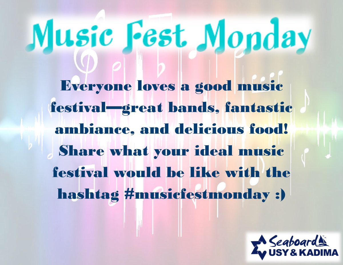 SeaboardUSY's tweet photo. Happy #musicfestmonday!!! Don't forget to use the hashtags #yourchapter and #musicfestmonday in your post!! https://t.co/ztgscXucAV