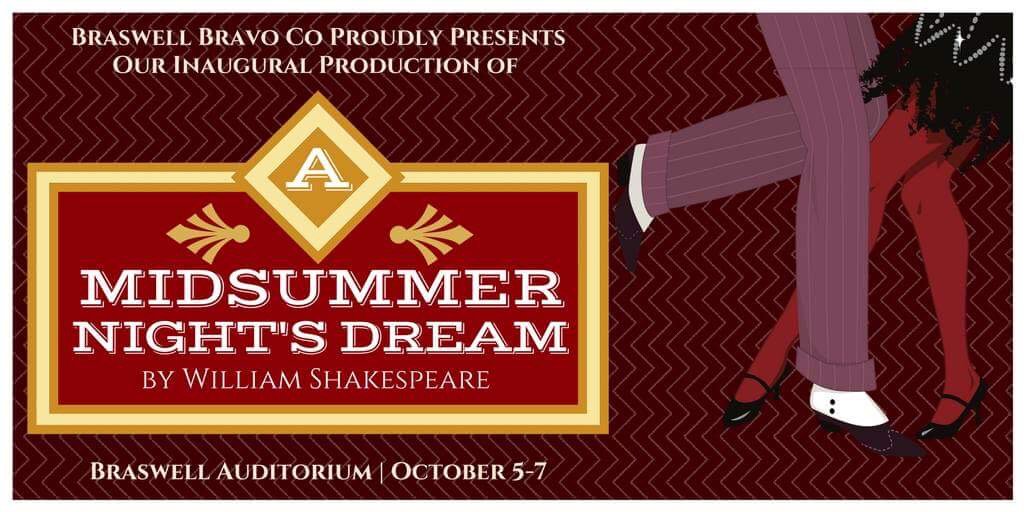 TheatreBraswell's tweet image. FALL SHOW ALERT! 
COMING SOON! Shakespeare with a 20's flair!
Auditions are August 24 and 25th! #auditoriumopener #BBCmidsummer