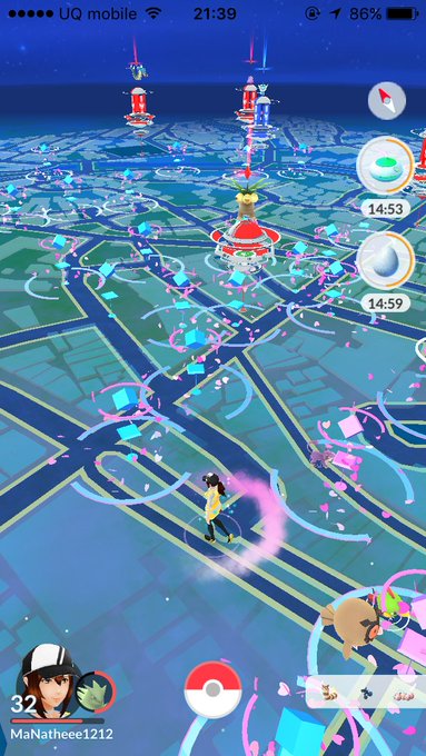 イングレスag ポケモンgoで沖縄を花吹雪に沈める Charingress Tokyo