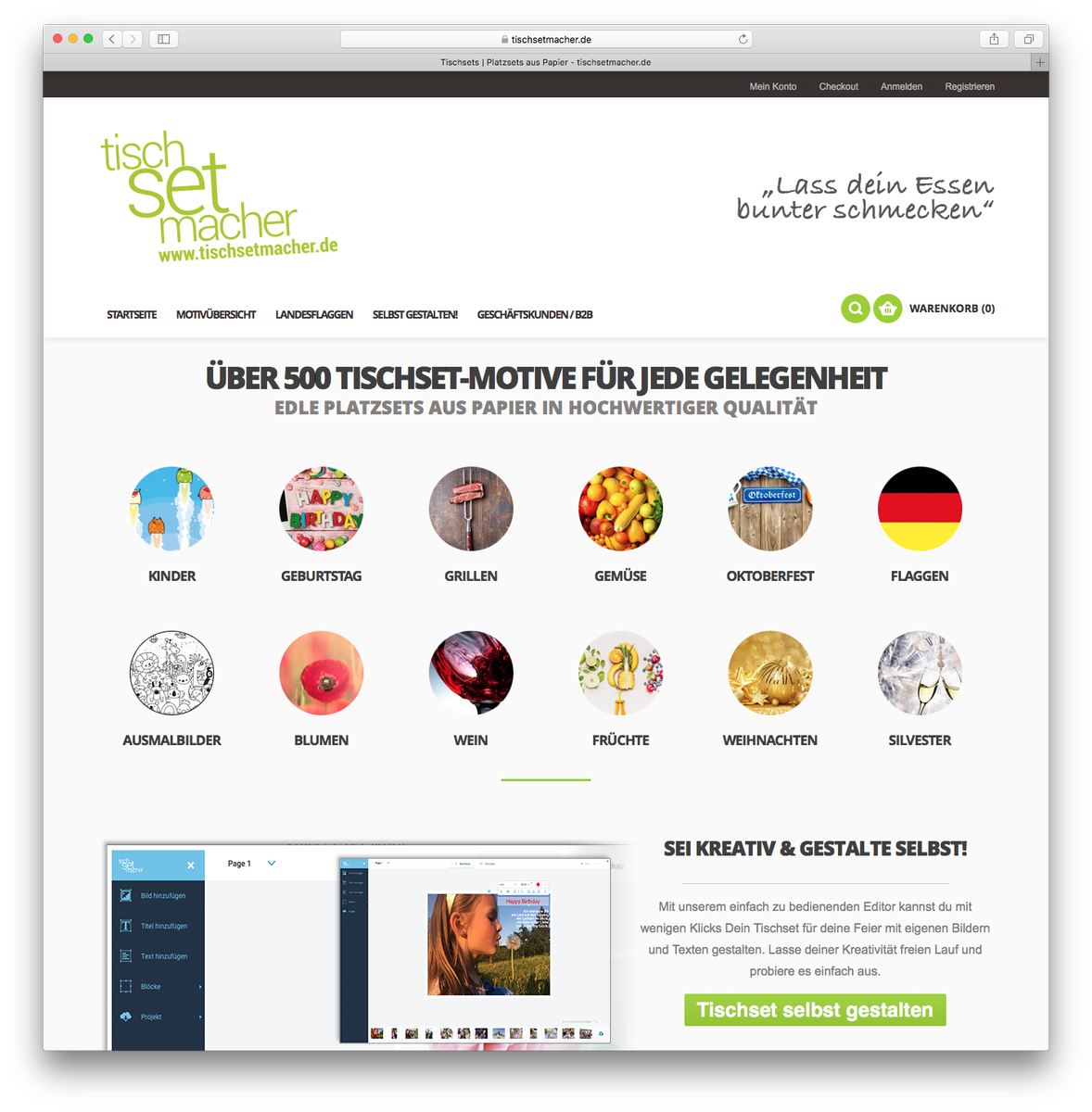 tischsetmacher's tweet photo. Wir haben unseren Shop für #Tischsets überarbeitet, wie gefällt dir die neue Startseite https://t.co/s4AlJgysmj fir freuen uns auf Feedback https://t.co/TIPIt7ah41