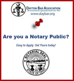 Dayton_Bar's tweet photo. An attorney’s #notary commission is good for life. Easy to apply @Dayton_Bar https://t.co/vGc7t4po8T #MemberBenefitMonday #DaytonBar #MyDBA https://t.co/3OHFDbspQB