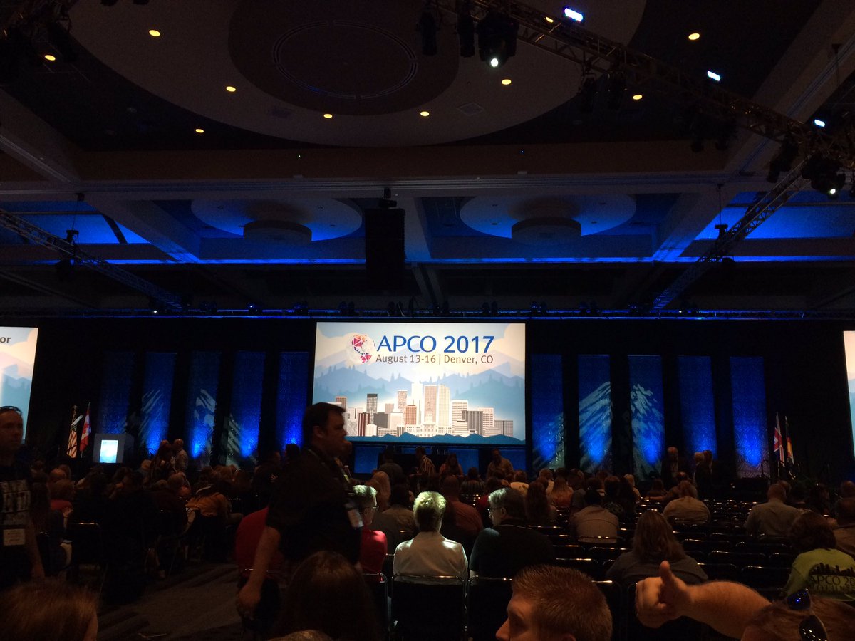 DavidLarson911's tweet photo. #APCO2017 Kicking off Monday at the APCO International Annual Conference. Let's get at it! https://t.co/7FSTqx44S7