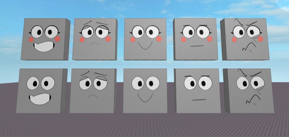 CATMOB Threasto on X: so I heard the old roblox faces were going