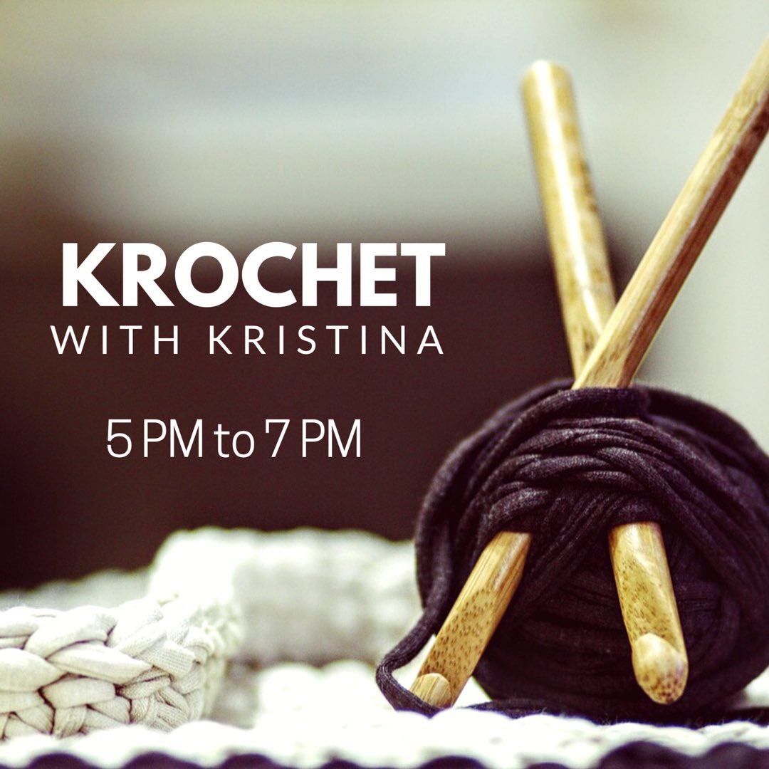 Peabody_Library's tweet photo. Do you like to #crochet? Bring your own hooks and yarn & join us at the library Tuesday! #libraryfun #WhitleyPPL https://t.co/ycs1KCGS1C
