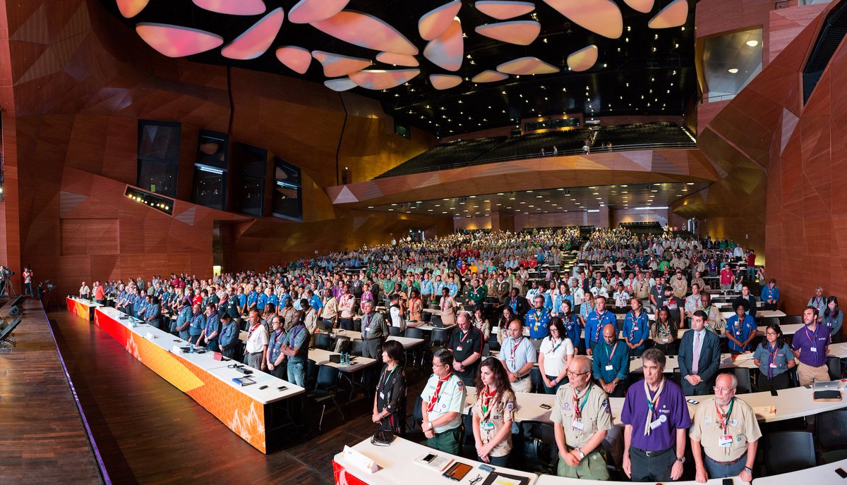The 41st World Scout Conference, the largest in World Scouting history, is now officially open! bit.ly/2hZwP2z