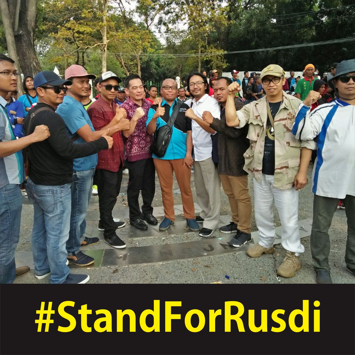 Mantappppp #StandForRusdi