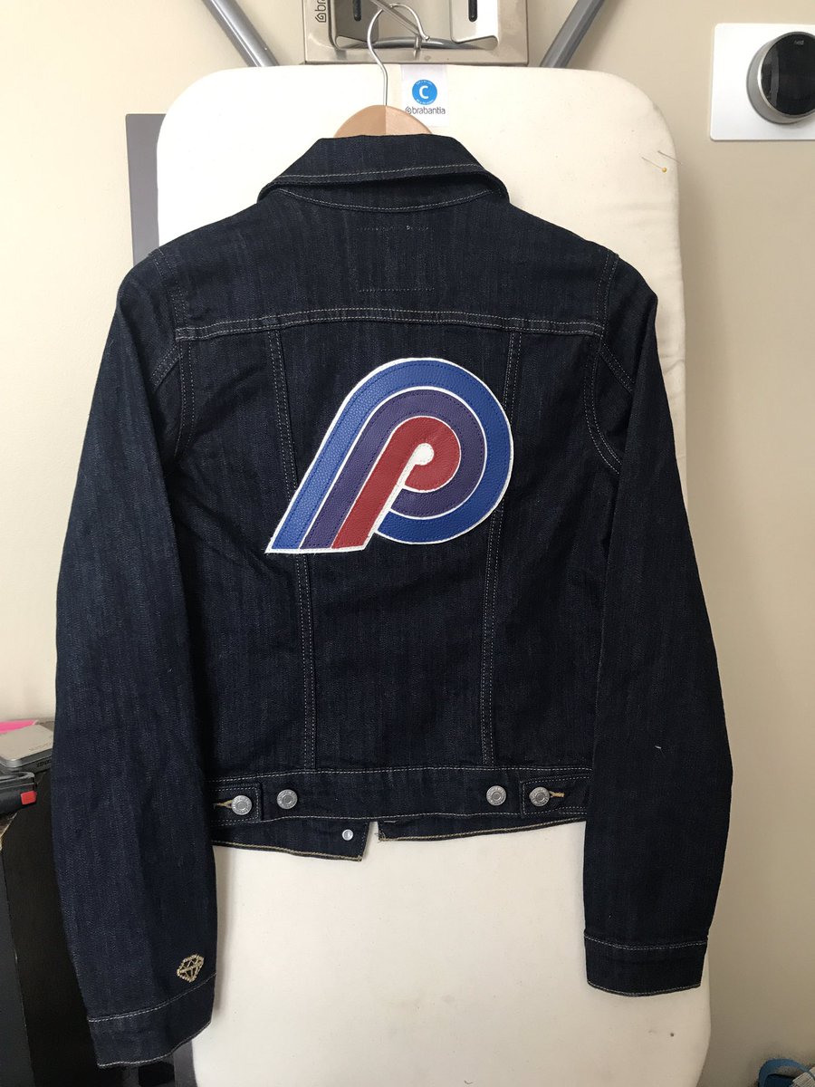 Stitchgawd's tweet photo. Made matching Rink jackets for @chancetherapper &amp; @thefirstcolleen w/ help from @DPTR__ 😍 https://t.co/oYYY5X7Z7p