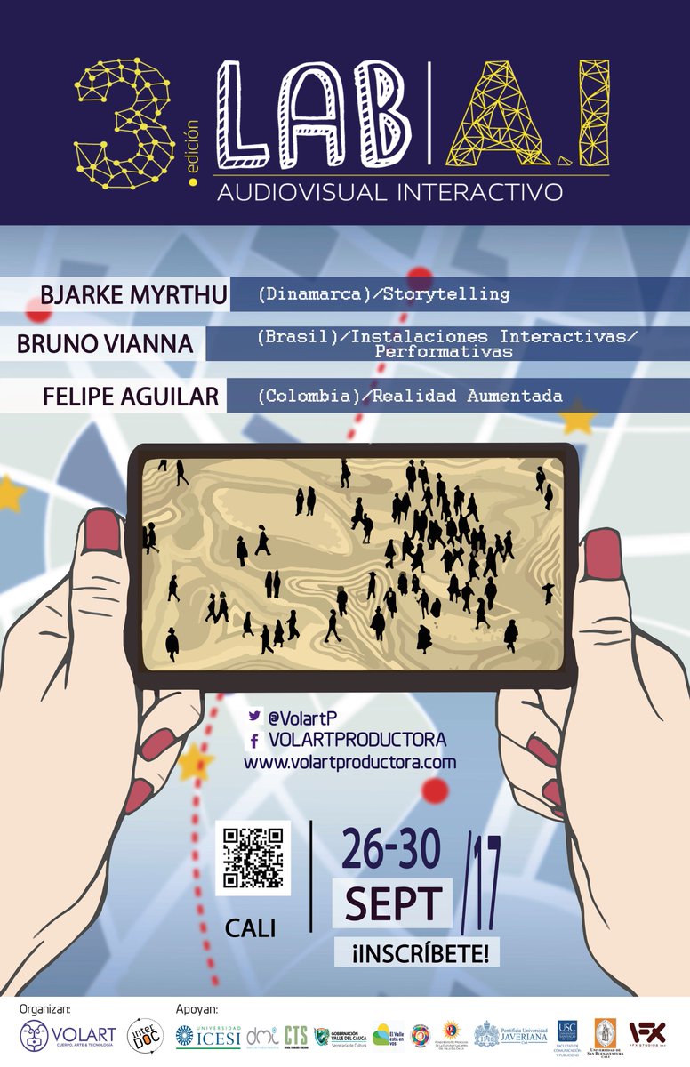 MediaLabEafit's tweet photo. #Convocatoria El L.A.I es un espacio de intercambio cultural y de creación de la convergencia de las tecnologías digitales y la narrativas. https://t.co/TvbeJ9VJGq