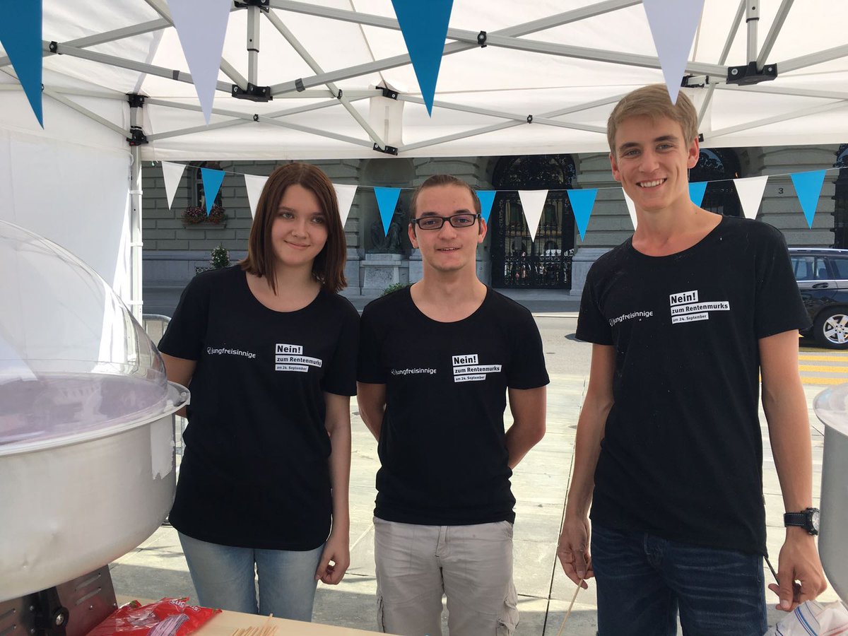Die <a href="/JungfreisinnBE/">Jungfreisinnige Bern</a> im Einsatz für @NeinzurAV2020!
