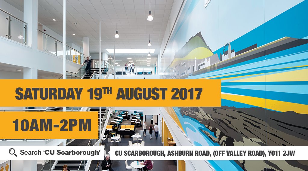 Open Day on Saturday for anyone thinking about uni in September. All welcome.
coventry.ac.uk/cus/events-cal…