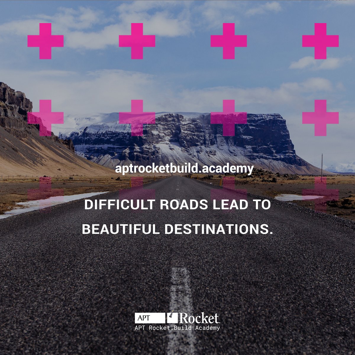 APTRocketBuild's tweet image. Always take the easy path and you&apos;ll never get where you want to be.