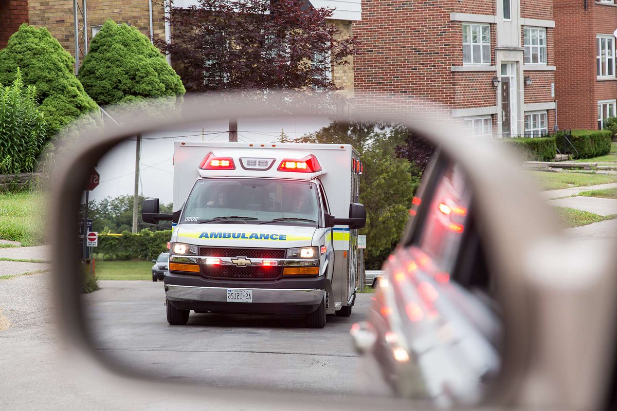 Please let them through! Every minute counts in an emergency. #PullToTheRight #MoveOverMonday