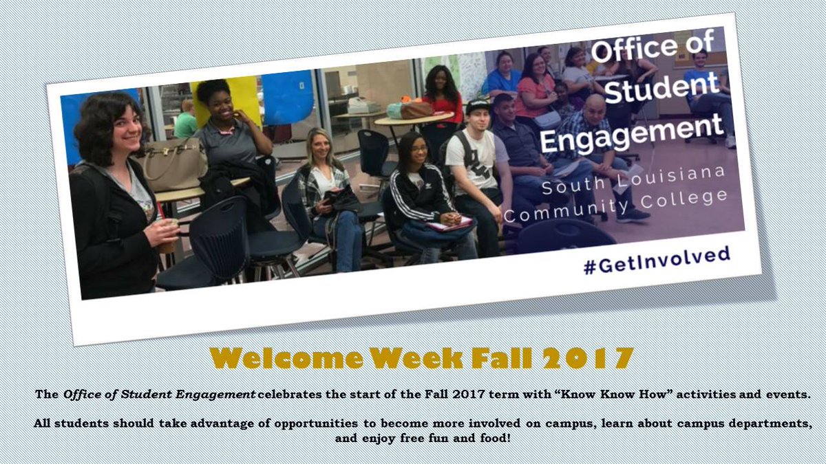 solaccofficial's tweet photo. Our @EngageSLCC office has YOU covered this week as #SLCCFall17 starts! Check out all the activities happening across our campuses. https://t.co/yefa7aVFh5