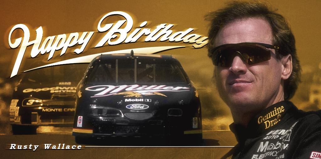 NASCAR's tweet photo. Retweet to wish #NASCARHOFer @RustyWallace a happy birthday! https://t.co/4ErIeQVOse