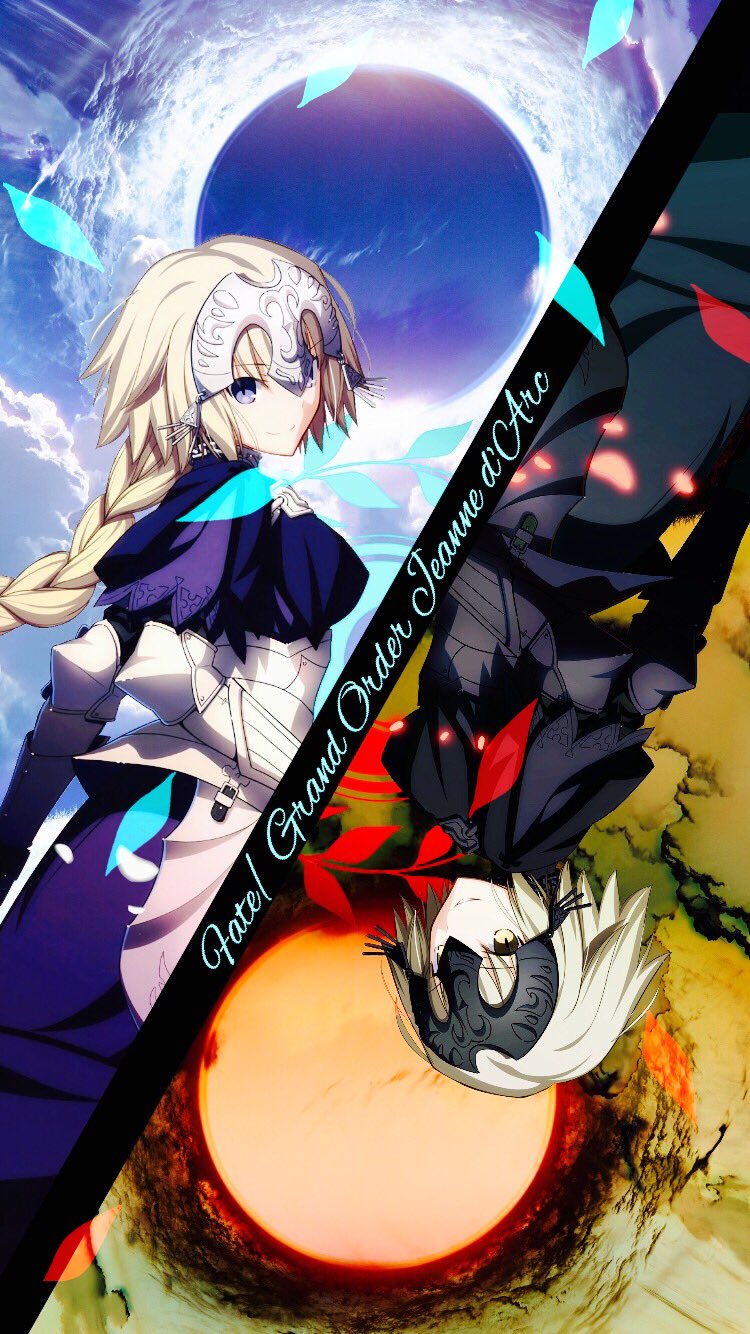 輝桜 在 Twitter 上 夜桜の壁紙画像加工 第121弾 Fgo ジャンヌダルクのフルカラー壁紙です 私の存在意義は対を成す Fate Fgo Fatego 夜桜の壁紙倉庫 T Co Xz1w34rvsa Twitter