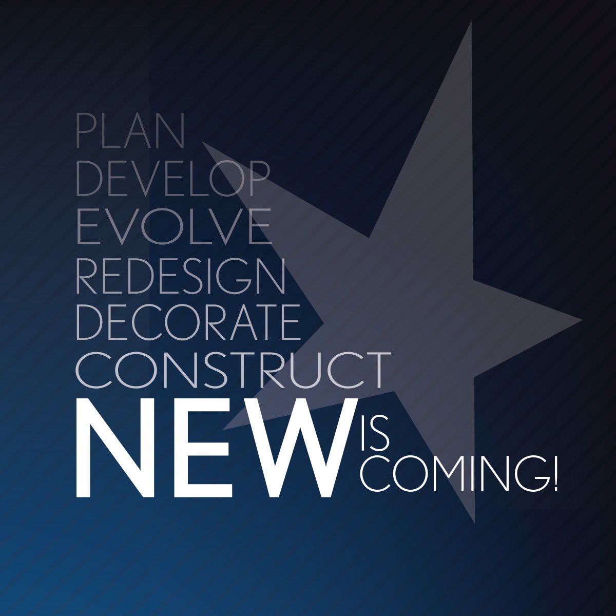 TheBlueStarcos's tweet photo. It’s time for a fresh look, during the renovations, we’re closing for lunch. Come see us for dinner at 5pm and follow us for sneak peaks! https://t.co/YHfPMQrNwL