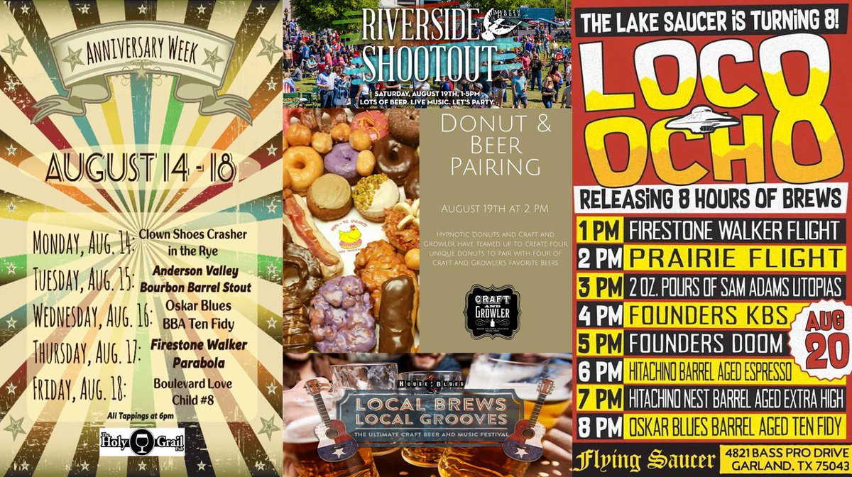 BeerInBigD's tweet image. North Texas craft beer events page updated for the week of August 14.

beerinbigd.com/p/north-texas-…