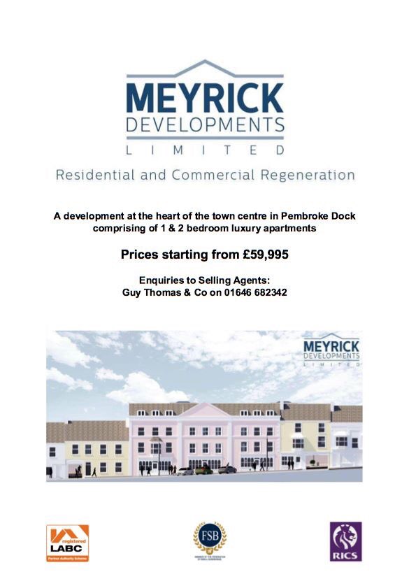 MEYRICK HOUSE open day will be held on Saturday 26th August, 2017. For further details, please register your interest with <a href="/GuyThomasandCo/">Guy Thomas & Co LLP</a>