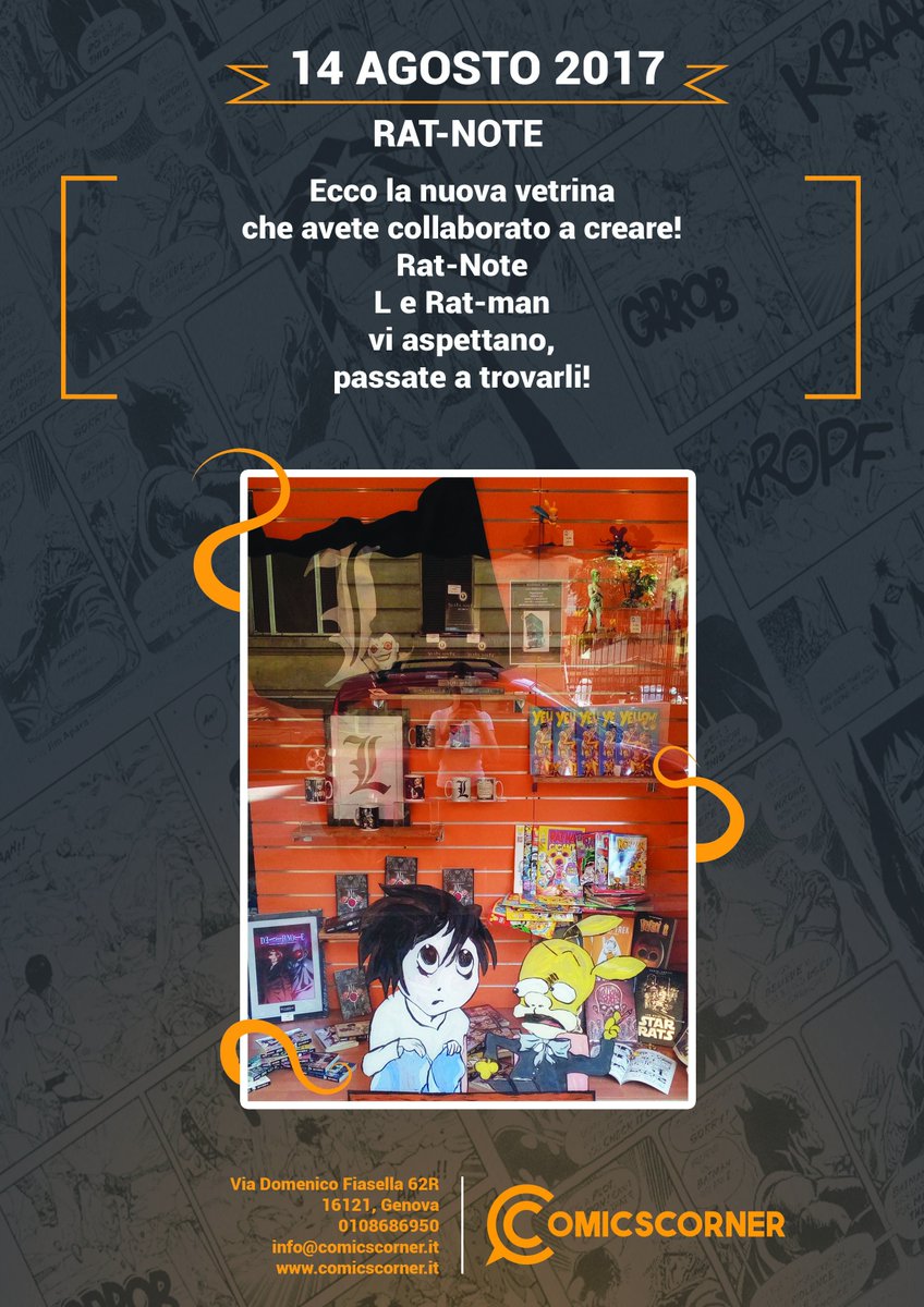 ComicsCorner's tweet photo. #nuova #settimana, #nuova #vetrina! https://t.co/0OwSwfd5Yj