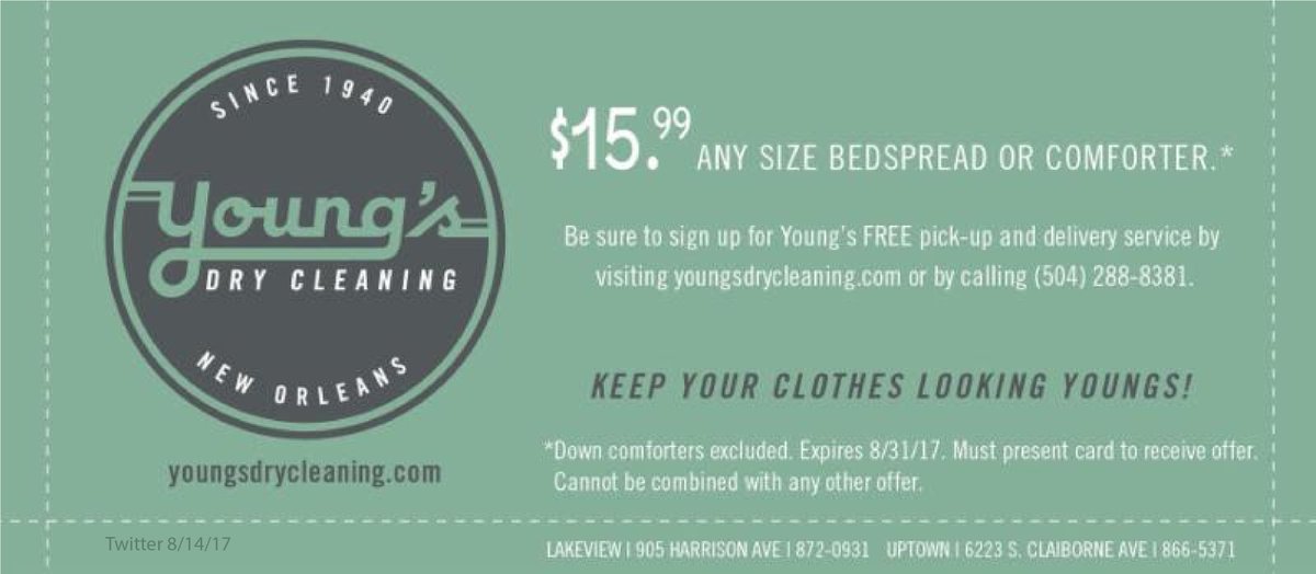 Don't forget about this deal! Expires 8/31/17