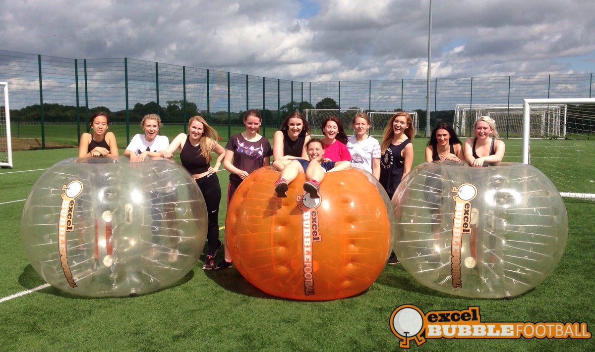 Bubblefootball1's tweet photo. Great game of #BubbleFootball #Bulldog & #RolyPolyRelay for Amie Stilliard's hen do at Odd Down Playing Fields #BATH @MCTdub https://t.co/a8CzCX46B2