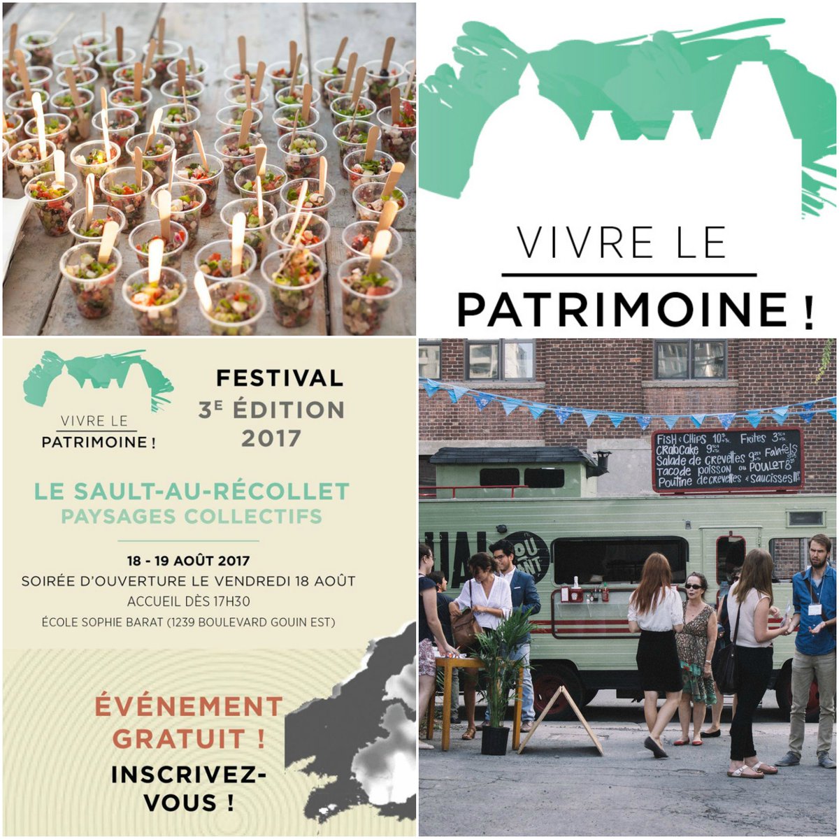 #VIVRELEPATRIMOINE J-4😀 Rendez-vous samedi pour l'atelier créatif axé sur le futur du #saultaurecollet #ahuntsic #rivieredesprairies
