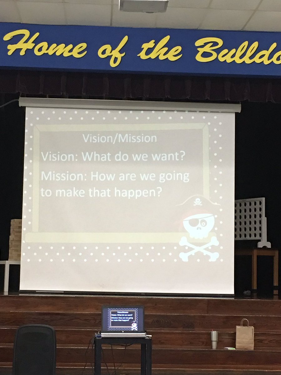 tickinggrass's tweet photo. How can a strong mission and vision guide us through a productive year?🤔#beginwiththeendinmind @Mitchell_Elem #TLAP_JCM https://t.co/z6owL8e1HR