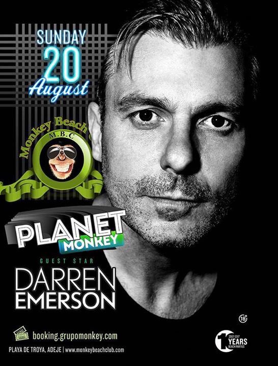 GrupoMonkey's tweet photo. Este domingo en #PlanetMonkey Darren Emerson por fin en #monkeybeachclub #tenerife ¿te animas? https://t.co/7BDepf14sZ