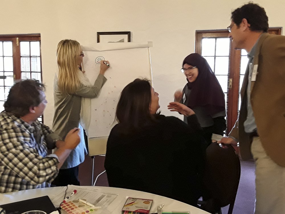 MariVolschenk's tweet photo. Exciting educational developments @SUhealthsci with participants using the #CarpeDiem Process at a recent MB,ChB Curriculum renewal workshop https://t.co/xoBxFFxfs3