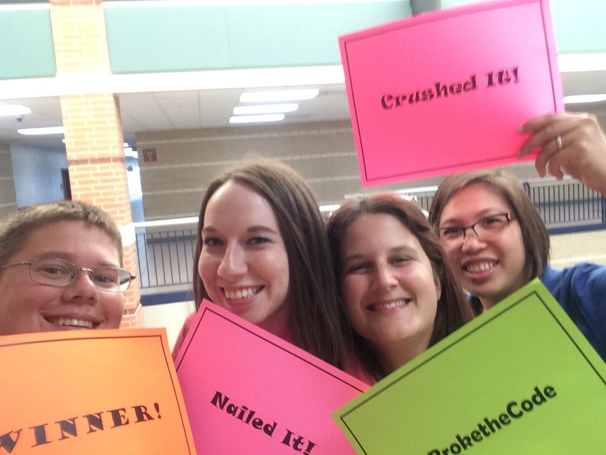 jsb034's tweet image. #CFISDforAll #breakingcode #scienceteam #gleasonproud