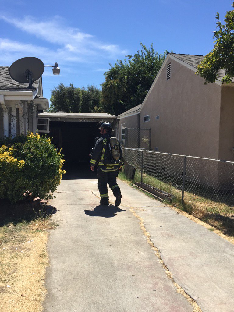 Stockton CA auto alarm 1 of 5500 calls per year. Engine 9 still ready to do their job. Always strong work by SFD