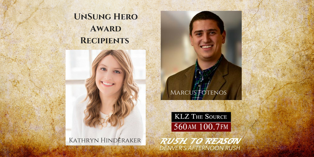 rushtoreason's tweet image. Krieble Foundation &amp;amp; @TPUSA  award recipients @mfotenos &amp;amp;  @KathrynHindy are on #RushToReason 3:30 pm MT rushtoreason.com/listen-live/ #copolitics