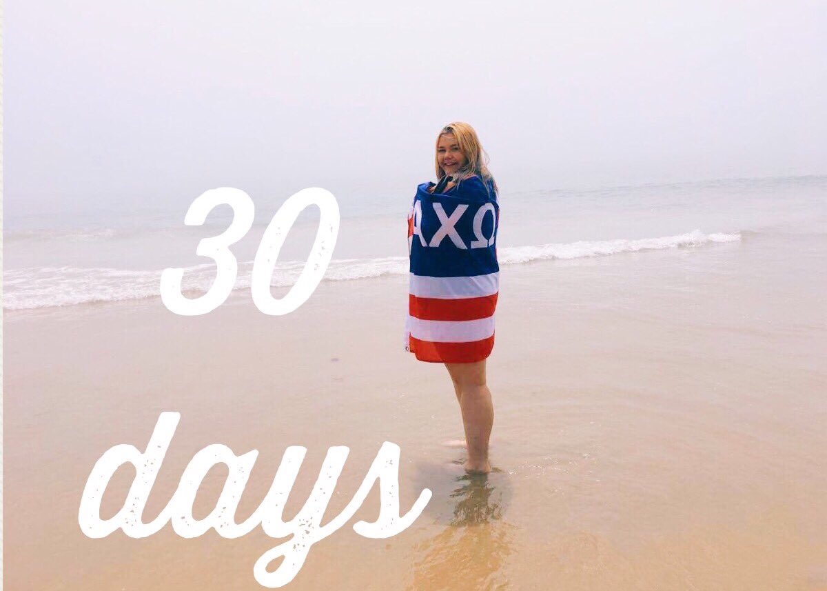 Only 30 days until the start of recruitment?! We can hardly wait! Sign up now to #GoGreek