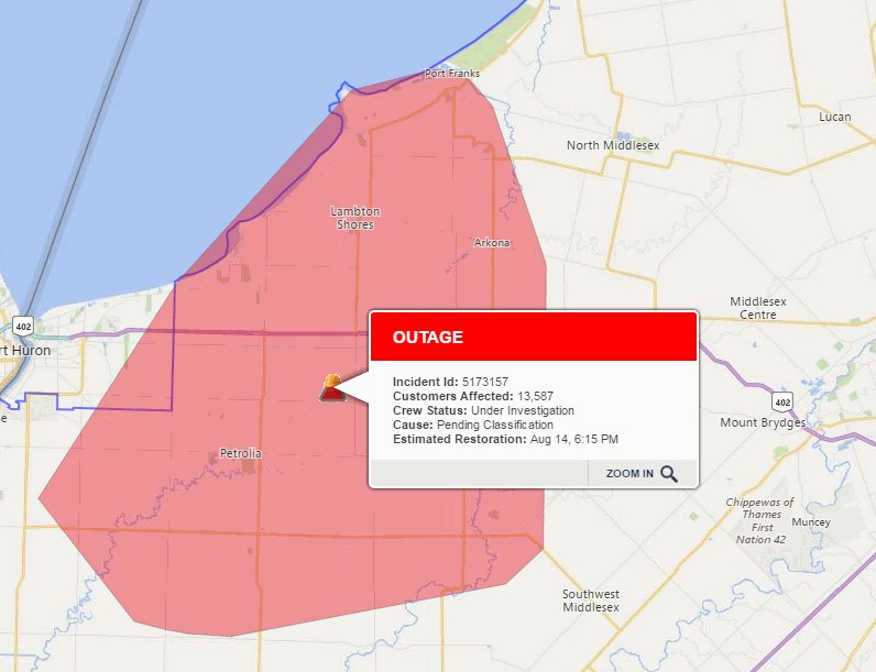 Entegrus Inc On Twitter A Hydro One Outage Has Affected Some Entegrus Customers In Strathroy They Are Estimating A Restoration Time Of 6 15pm Https T Co Guevrkuvve