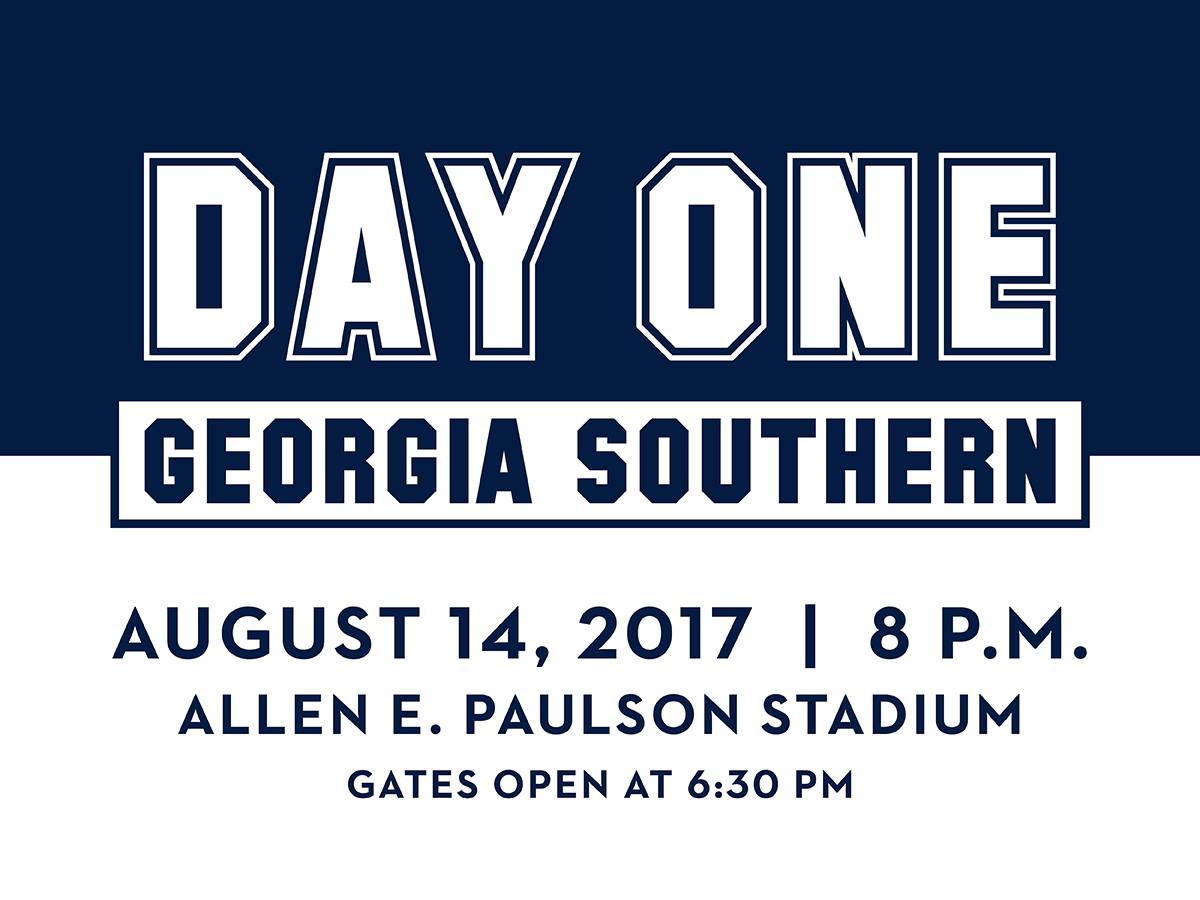 Don't forget to stop by Paulson Stadium today for Day One. #DayOne #HailSouthern #BeSouthern #GSFSLife