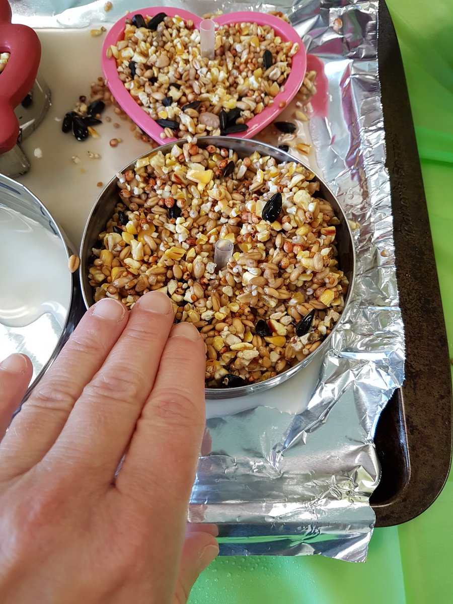 EcoTeamSJB's tweet photo. So much fun learning how to make bird seed treats with @BernardEcoTeam & @janette_roy @DPCatholic EcoLeads Guide to Gold! ππ± #dpsi2017 https://t.co/QjWZZ9dl95