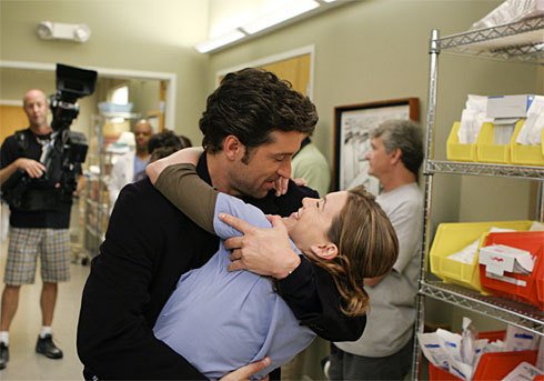 greyysdream's tweet image. quando o casal tem química até nos bastidores