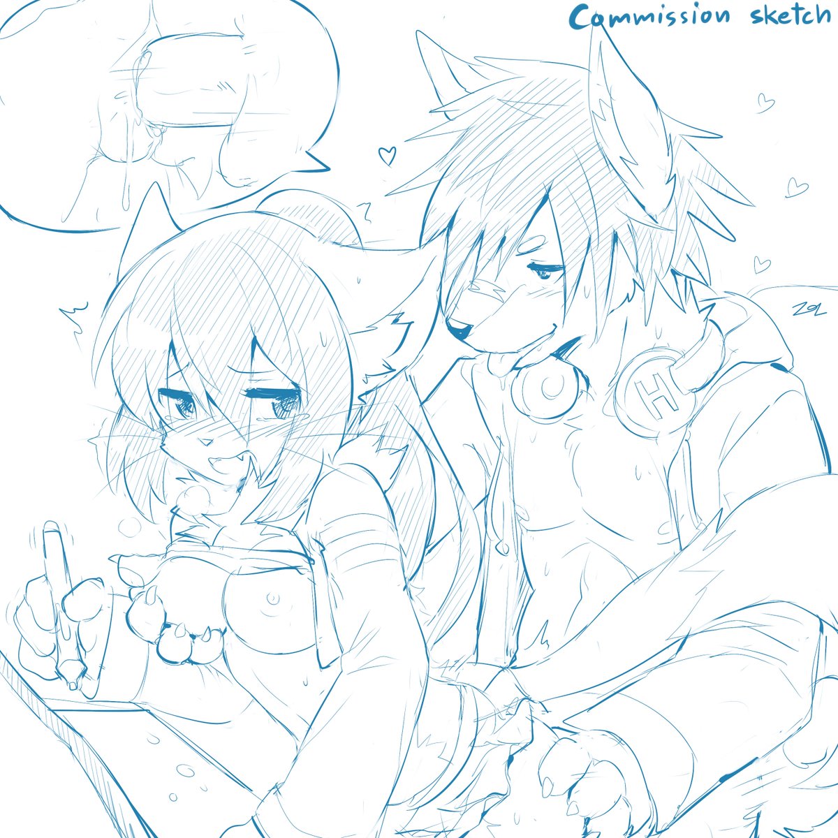 SollyzSundyz's tweet photo. commission sketch july 2017 , haruz &amp; sundyz
thankyou!

https://t.co/JZaqWWht6P

#haruz #sundyz #furry #kemono #nsfw #r18 #sketch #patreon https://t.co/ZPMTRRmoH7