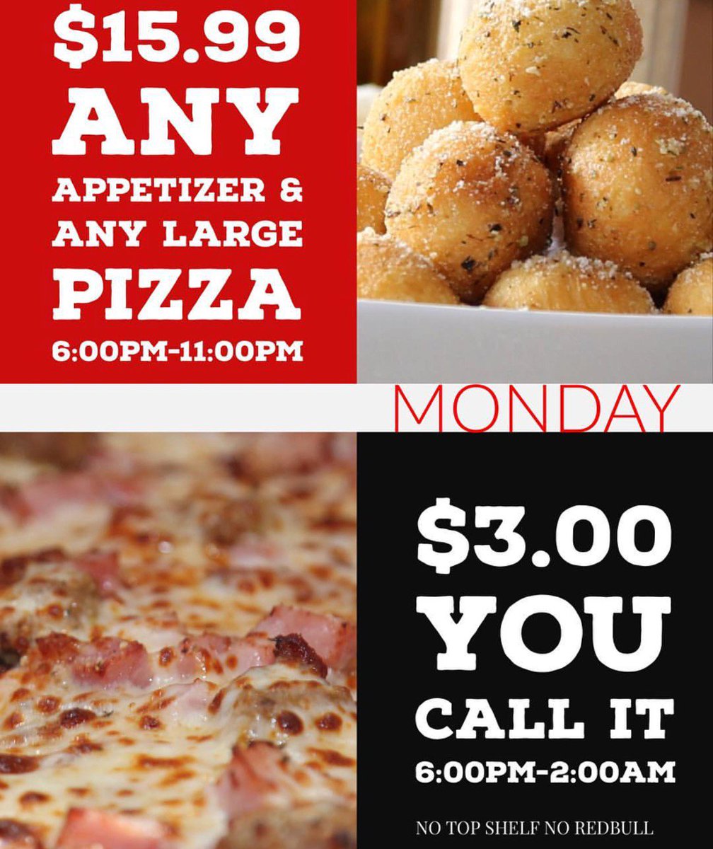 Vanspizza09's tweet photo. We ❤️ Monday!! #comegetserved https://t.co/fqCOdHDAId