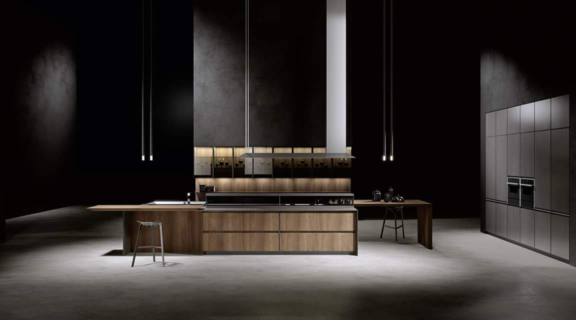 Same range but multiple solutions! #interiordesign #kitchendesign #italiandesign #cardiffkitchens