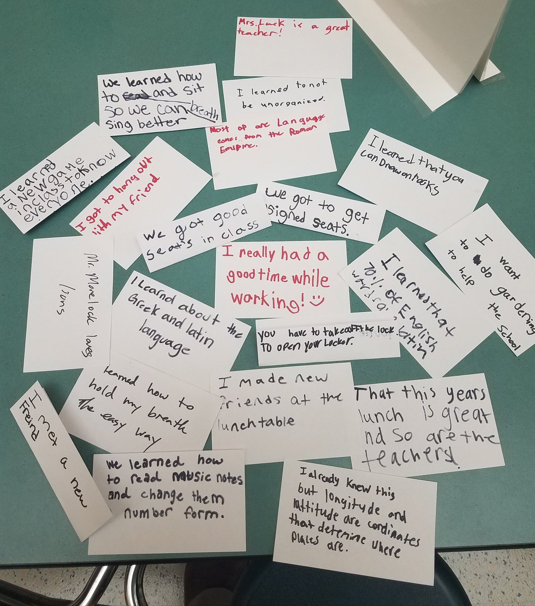 LMElementary's tweet photo. Friends, language...and breathing?! Someone had music class today. #allthebasics #lunchtimecheckin https://t.co/thrBERKyWV
