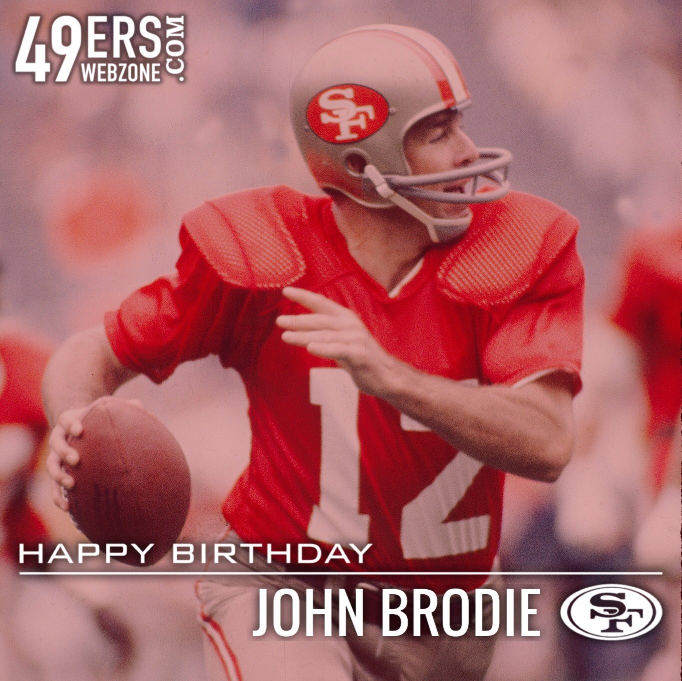 Happy birthday to former QB John Brodie! 