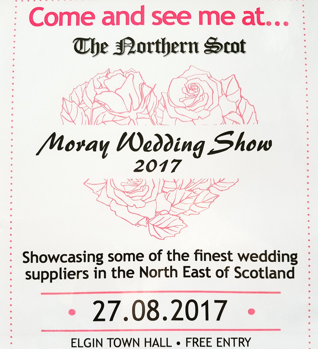 citylimitsinv's tweet photo. Less than 2 weeks until the wedding fair @MorayWeddinShow in Elgin! Come see us 12-4pm on the 27th Augus https://t.co/PBinTRUULj